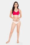 Lady Lyka Single Layered Non Wired Medium Coverage T-Shirt Bra - Hot Pink — thumbnail 6